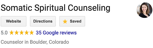 somatic spiritual counseling google revi
