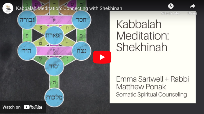 shekhina tree of life kabbalah somatic meditation
